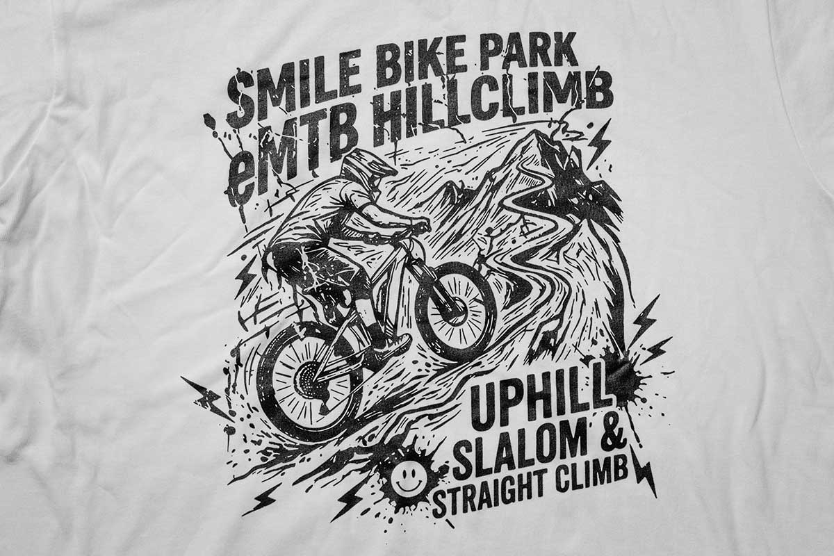 スマイルバイクパークイベント用Tシャツ